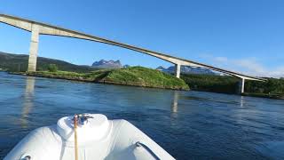 Saltstraumen Maelstrom MV Dirona channel [upl. by Hanikehs832]