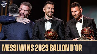 LIONEL MESSI WINS HIS 8TH BALLON D’OR 🐐  CBS Sports Golazo [upl. by Bryce]