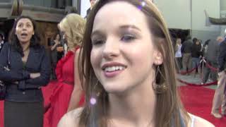 Kay Panabaker Interview  Fame Remake 2009 [upl. by Anikat]