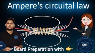 Amperes Circuital LawCLASS12PHYSICSMOVINGCHARGESampMAGNETISMboardexam2025Physicstopicforboard [upl. by Perpetua]