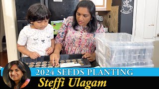 Planting Vegetables for 2024 in Tamil  Starting seeds for home vegetable garden in Tamil [upl. by Falo]