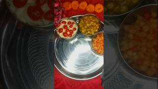 Maha astomi special thali food cooking recipe  shorts trandingshorts [upl. by Berl]