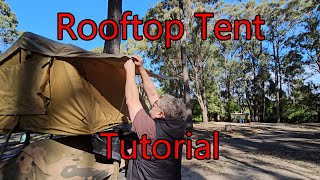 Rooftop tent tutorial  A collaboration with Peter Middo [upl. by Heyman641]