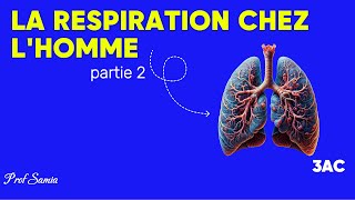 Cours La respiration chez lHomme partie 2 3AC  Prof Samiaكلشي غادي يفهم اليوم مع [upl. by Idham406]