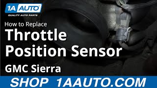 How to Replace Throttle Position Sensor 0102 GMC Sierra 2500 Truck [upl. by Carine]