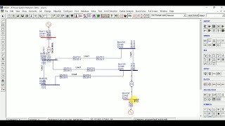 fault analysis in a power system using MiPower software  simulation [upl. by Sairahcaz]