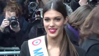 Miss Universe 2017 Iris Mittenaere  Paris France Fashion Week 27 january 2016 show Gaultier [upl. by Jerrol854]