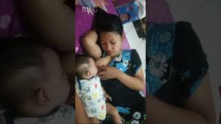 Daily vlog mother and children । how to breastfeeding baby [upl. by Masterson]