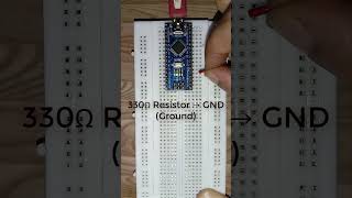 Blink an External LED using Arduino Nano arduino nano chatgpt diy led [upl. by Ayerdna]