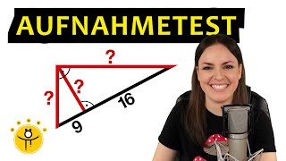 Aufnahmetest Mathematik von 1869 – Dreieck rechtwinklig [upl. by Ahsirpac]