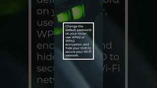 Tech Tip Secure Your Wi Fi Network [upl. by Lleryt]