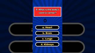 What is the Bodies Control Centre quiz iqtest english iq [upl. by Alabaster]