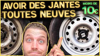 19 REPEINDRE SES JANTES FACILEMENT vidéo déjantée   fourgon aménagé voiture rénovation DIY [upl. by Bega]