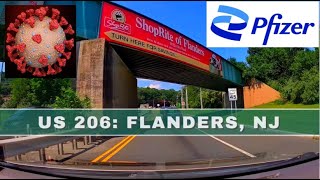 6 US 206 Driving from Peapack amp Gladstone to Mt Olive  SPLIT SCREEN  4K [upl. by Kral]