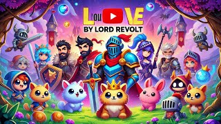 Merge fellas playing 05 live streaming gameplay giga mode lord revolt 🎮🐶 [upl. by Nylra262]