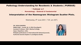 Pursue 14 F LiveInterpretation of the Haemogram Histogram Scatter Plots [upl. by Lledraw722]