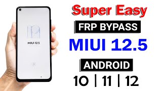 MIUI 125 FRP LOCK BYPASS without pc [upl. by Herbie]