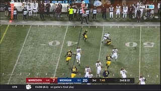 2017 Michigan 33 Minnesota 10 [upl. by Novanod935]