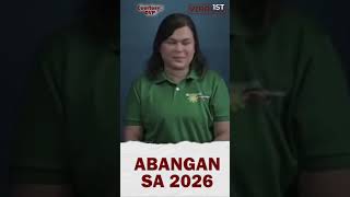 ABANGAN SA 2026 shorts vpsara duterte vpsaraduterte [upl. by Riedel362]