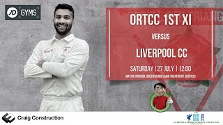 LIVE  ORTCC 1st XI v Liverpool CC  LampDCC First Division  270724 [upl. by Ettenhoj]