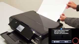 How to Print Using Rear Paper Feed Epson XP720XP820XP860XP710XP810XP950 NPD5209 [upl. by Evangelist754]