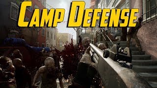 Overkills Walking Dead  Camp Defense [upl. by Yenterb]