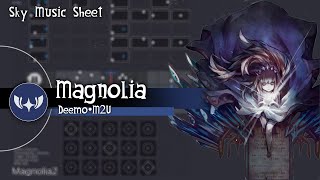 Sky Piano Sheet Deemo•M2U  Magnolia sheet file [upl. by Stouffer]