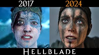 Hellblade 1 vs 2 2017 vs 2024  Mini Comparison [upl. by Deirdre819]