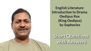 English Literature Drama Oedipus Rex King Oedipus by Sophocles Short Questions with Answers [upl. by Cordier]