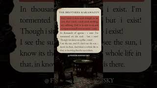 Fyodor Dostoevskys Quotes dostoyevsky quotes youtubeshorts books booktube [upl. by Boice]