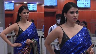 Mannara Chopra Latest Photoshoot Santhosham SumanTV Awards Curtain Raiser EventGsEntertainments [upl. by Euqinwahs]