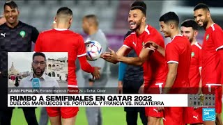 Informe desde Doha última fecha de los cuartos de final en Qatar 2022 [upl. by Ethelin]