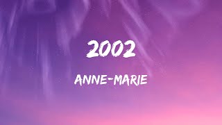 AnneMarie  2002 Lyrics [upl. by Revlys]