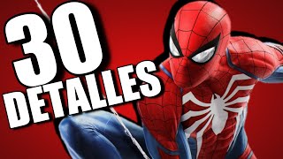 30 DETALLES ALUCINANTES de SPIDERMAN PS4 [upl. by Vasili]