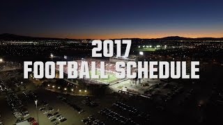 2017 UNLV Football Schedule Release [upl. by Ydner]