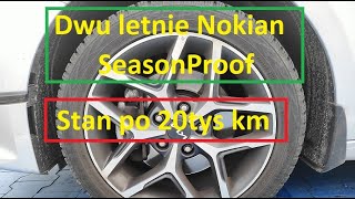 2 lata i na śmietnik  Całoroczne Nokian SeasonProof  Made in Finland  Kia [upl. by Eesdnyl679]