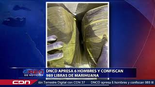 DNCD apresa 6 hombres y confiscan 989 libras de marihuana [upl. by Imojean783]