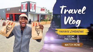 Come with me to Harare Zimbabwe Travel Vlog 🛣 kfc [upl. by Kcirttap754]