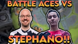 Battle Aces vs Stephano [upl. by Airamzul]