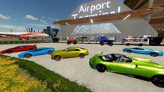 Opening the BEST Airport Ever  Farming Simulator 22 [upl. by Ainyt612]