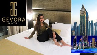 WORLDS Tallest Hotel Review  Tour  Gevora Hotel Dubai [upl. by Akcemat]