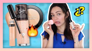 REVLON COLOR STAY🔥PROBANDO LA BASE CORRECTOR Y POLVO  A PRUEBA DE FUEGO [upl. by Greenebaum]