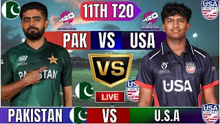 Pakistan vs United States T20 World Cup Match  Live Cricket Match Today  PAK vs USA Live T20 WC [upl. by Eniowtna]