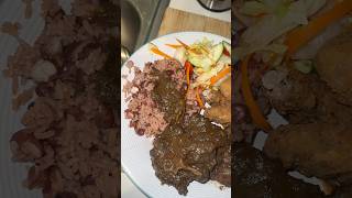 Cooking oxtail 😋 youtubeshorts food cooking jamaica [upl. by Chaing]