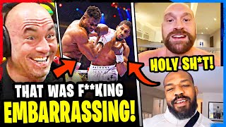 MMA Community Reacts  Anthony Joshua vs Francis Ngannou HIGHLIGHTS Boxing [upl. by Scholem149]