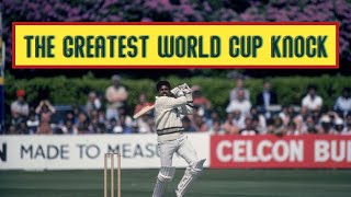 KapilDev 175 v Zimbabwe 1983WorldCup The Greatest WorldCup Knock [upl. by Lucia821]