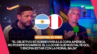 ARGETNINA VS PERÚ ÚLTIMO partido de fase de grupos de la COPA AMÉRICA  AL ÁNGULO EN EE UU ⚽🥅 [upl. by Sakram]