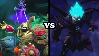 Skylanders Imaginators  All Giants VS Kaos [upl. by Ellon458]