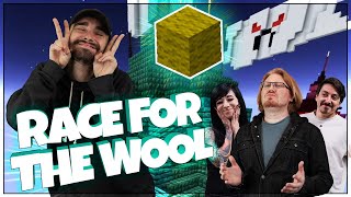 RACE FOR THE WOOL  Minecraft w The Yogscast  270221 [upl. by Mcferren]