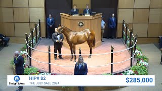 Yaupon colt sells for 285000 at The July Sale 2024 [upl. by Kirima850]